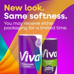 Viva Signature Cloth Paper Towels, 12 Double Rolls, 86 Sheets per Roll - Thumbnail 8