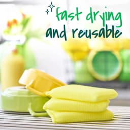 Scotch-Brite Dobie Original Scrubbing Pads, Flexible and Fast Drying, 3 Pack - Thumbnail 4