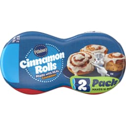 Pillsbury Cinnamon Rolls with Original Icing, Refrigerated Canned Pastry Dough, Value 2-Pack, 16 Rolls, 24.8 oz - Thumbnail 14