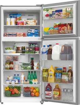 Frigidaire 19 Cu. Ft. Garage Ready Top Freezer Refrigerator, Stainless Steel - Thumbnail 2