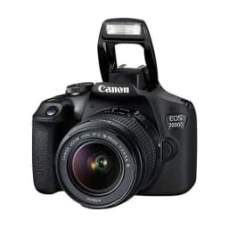 Canon EOS 2000D DSLR Camera w/EF-S 18-55mm DC III Lens + 64GB SanDisk Ultra Memory Card + Spare high Copacity Battery and Charger + More (18pc - Thumbnail 2