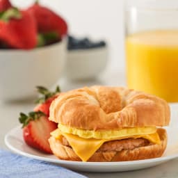 Great Value Croissant Sandwiches Sausage Egg and Cheese, 4.4 oz, 4 Count (Frozen) - Thumbnail 2