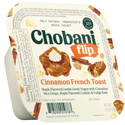 Chobani Flip Low-Fat Greek Yogurt Cinnamon French Toast 4.5 oz Cup - Thumbnail 1