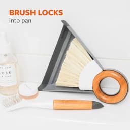 New Knack - Tiny Team Mini Compact Brush & Dustpan Set, Portable Handheld Broom For Home - Thumbnail 6