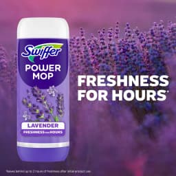 Swiffer Power Mop Refill Solution, Tile, Vinyl, Laminate, Wood, Floor Cleaner, Lavender, 2x 25.3 fl oz - Thumbnail 7