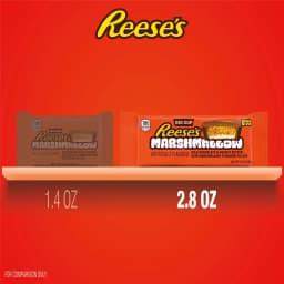 REESE'S Big Cup Marshmallow Candy Milk Chocolate King Size Peanut Butter Cups, Candy Pack, 2.8 oz - Thumbnail 7