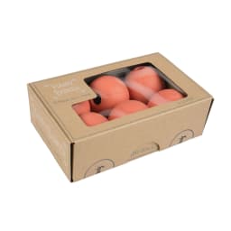 Harry Barker Durable All-Natural Rubber Balls for Dogs, 2.5" Rubber Balls, Orange, 6 Pack Set - Thumbnail 7
