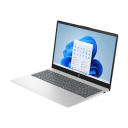 HP 15.6 inch FHD IPS Touch Windows Laptop AMD Ryzen 5 7520U 8GB 1TB SSD Natural Silver - Thumbnail 4
