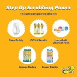 Two Pack Scrub Daddy Pack 6 Count Colors Flexible Non Scratch 3X2 Sponges - Thumbnail 7