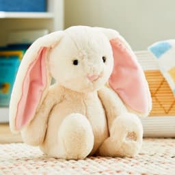 Spark.Create.Imagine Plush Cuddle Bunny, Cream, 16.5" - Thumbnail 2