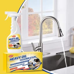 Gihen Multi-Purpose Cleaner Heavy Oil for Kitchen Household Oven Stove Range Hood Sink - Thumbnail 5