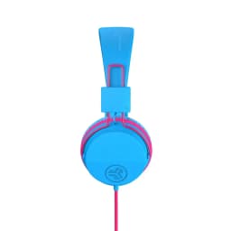 JLab JBuddies Studio On-Ear Wired Kids Headphones 2-in-1 Bundles, 3.5mm Plus USB-C Adapter, Volume Safe, Folding, Blue/Pink - Thumbnail 6