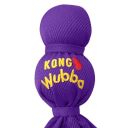 KONG® Wubba® Squeaker Dog Toy, Purple, Small - Thumbnail 4