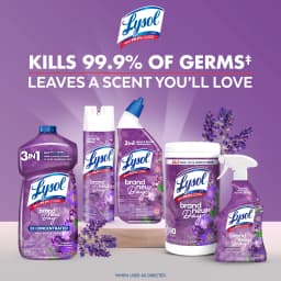 Lysol All Purpose Cleaner, 2X Concentrated Multi-Surface Disinfectant Floor Cleaner for Mopping Solution, for Bathroom & Kitchen, Lavender & Cotton - Thumbnail 6
