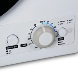 BLACK+DECKER BCED26 Compact Dryer for Standard Wall Outlet, Small, 5 Modes, Load Volume 8.8 lbs., White - Thumbnail 6