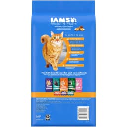 Iams Healthy Enjoyment Chicken & Salmon Recipe Dry Cat Food, 3 Lb Bag - Thumbnail 2