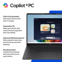 HP OmniBook 3 16 inch Laptop Next Gen AI PC 2K IPS Display Windows Snapdragon X 16GB 512GB SSD Mica Silver - Thumbnail 15