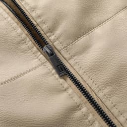 IYTR Men's Faux Leather Jacket Hooded Drawstring Long Sleeve Coat Winter Warm Motorcycle Biker Jacket Casual Leather Coat White M - Thumbnail 5