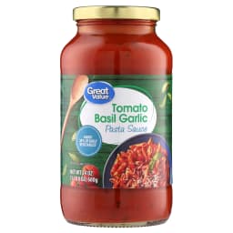 Great Value Tomato Basil Garlic Pasta Sauce, 24 oz - Thumbnail 7