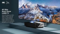 Hisense 100L5F 100" 4K UHD Smart Laser TV, Ultra Short Throw, HDR10, Dolby Atmos, ALR Screen, Vidaa OS - Thumbnail 7