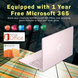 HP Newest 14" Laptop, Slim Light Laptop Computer for Students and Business, Intel 12th N150,1 Year Office 365, Webcam - Thumbnail 7