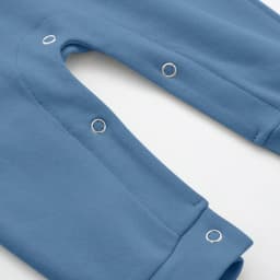 Busydd Baby Boys Girls Rompers Long Sleeve Round Neck Unisex Infant Clothes Button Solid Color Newborn Baby Girl Clothes Comfort Cotton Baby Boy Romper Jumpsuits 3-12 Months - Thumbnail 4