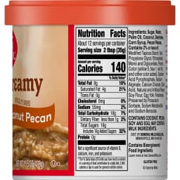 Betty Crocker Rich and Creamy Coconut Pecan Frosting, Gluten Free, 15.5 oz - Thumbnail 6