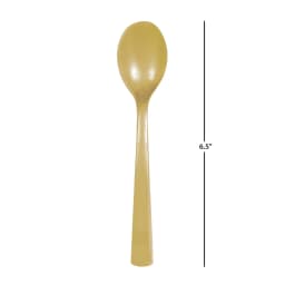 24 Count Gold Disposable Plastic Forks by Way To Celebrate - Thumbnail 6