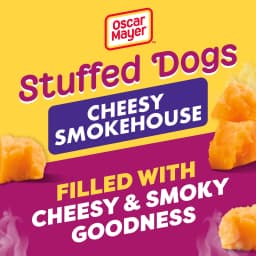 Oscar Mayer Stuffed Dogs, 8 Wieners, for Weeknight Dinners and Easy Grilling, Cheesy Smokehouse, No Fillers or By-Products, 15 oz - Thumbnail 3