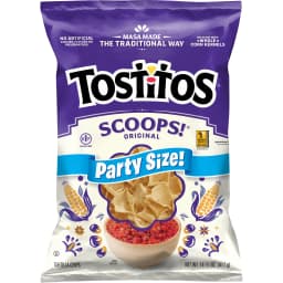 Tostitos Scoops! Party Size Tortilla Chips, 14.5 oz Bag - Thumbnail 1