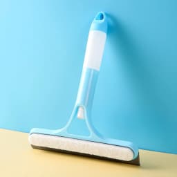 Window Cleaning Tool with Spray Bottle, Squeegee and Scrubber for Glass Shower Doors, Mirrors, and Car Windshield, Portable All-Purpose Cleaner Kit - Thumbnail 4