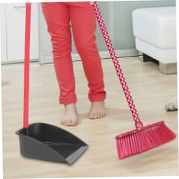 Mobutofu Standing Dustpan with Extended Handle Easy Storage for Home Cleaning Supplies - Thumbnail 5