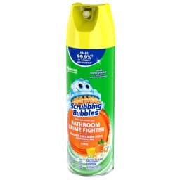 Scrubbing Bubbles Disinfectant Bathroom Shower & Tub Cleaner Grime Fighter Aerosol Spray, Citrus, 20 oz - Thumbnail 11