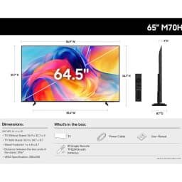 Samsung UN65M70H 65 inch Class M70H Series 4K HDR Mini-LED Smart TV - Thumbnail 2