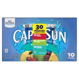 Capri Sun Flavored with Other Natural Flavor Juice Drink Blend, 30 Pouches, for School Lunches and On-the-Go Hydration, Fruit Punch, Strawberry Kiwi - Thumbnail 11