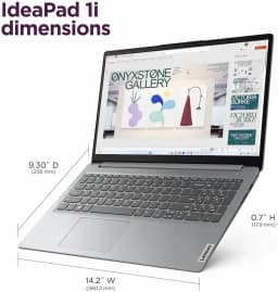 Lenovo Ideapad 1i 15.6" Full HD Laptop, Intel Core i5-1335U (Beats i7-1255U) 13th Gen, 16GB RAM, 1TB SSD - Thumbnail 4