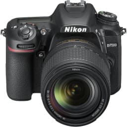 Nikon D7500 DSLR Camera w/ AF-S DX NIKKOR 18-140mm f/3.5-5.6G ED VR And 420-800mm f/8 Super HD Telephoto Lens + 128GB Memory + Extra Battery + Camera - Thumbnail 2