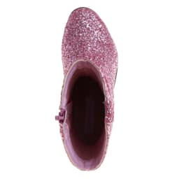 Kensie Girl Little and Big Girl Glitter Western Boot - Thumbnail 6