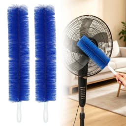 Bendable Fan Cleaner Brush - Flexible Dust Remover for Ceiling Fans, Vents, Blinds & Car - Washable Reusable Duster - 4 Pack - Thumbnail 5