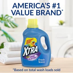 XTRA Laundry Detergent Liquid Plus Odor Blasters, 131 Loads, 203.1 Fl Oz - Thumbnail 4