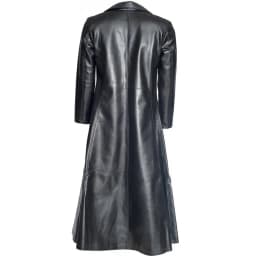 ZVNAΖH ZVNAΖH Mens Faux Leather Jacket Medieval Gothic Coat, Long Leather Coat Men Big and Tall, Slim Fit Long Leather Jacket, Sizes S-5XL - Thumbnail 4