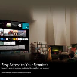 LG CineBeam PU700R 4K UHD Smart Projector with Magic Remote - Thumbnail 8