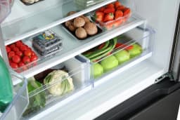 Hamilton Beach, 16.6 Cu. Ft. French Door Refrigerator, Black Stainless - Thumbnail 5
