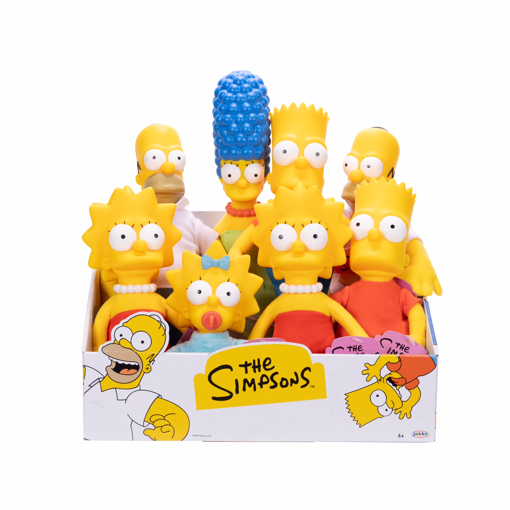 The Simpsons 9 Inch Scale Plush Homer Simpson Figure with Soft Plush Body and Sculpted Head - Thumbnail 2