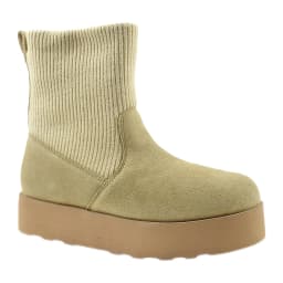 Time and Tru Women's Knit Chelsea Boot - Thumbnail 1