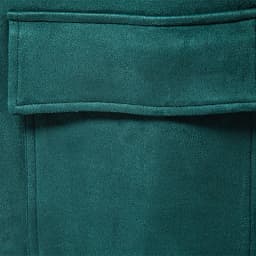 Maoxin Men's Coats and Jackets Men's Lapel Leather Jacket Casual Loose Men's Leather Jacket Solid Color Long Sleeved Hooded Casual Jacket/jacket Green S - Thumbnail 8
