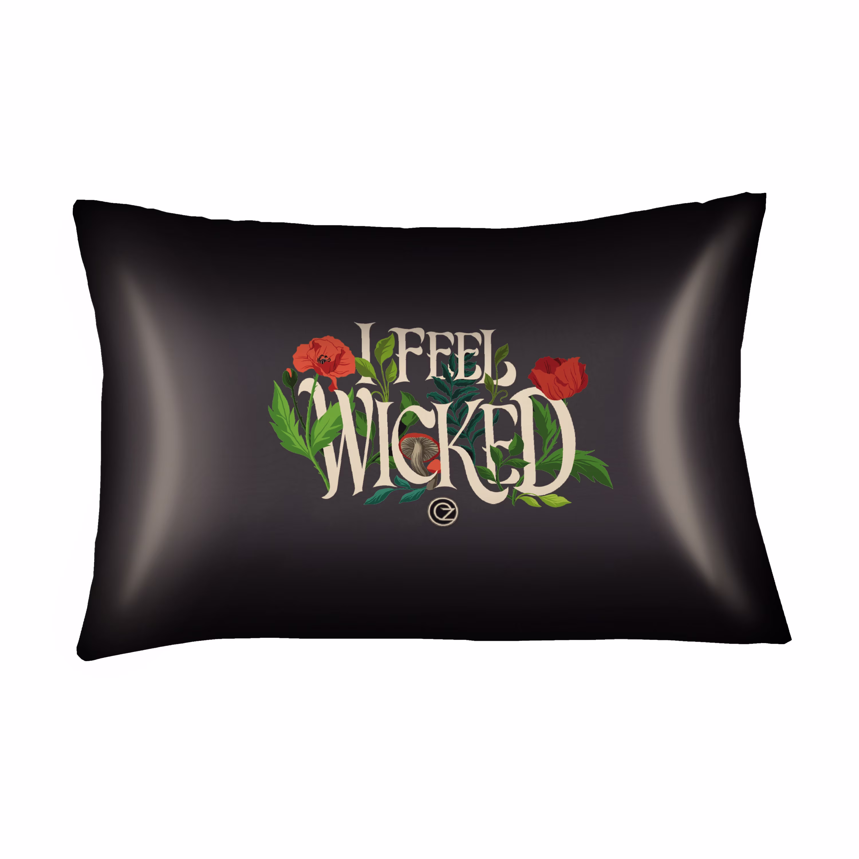 Wicked Purple Black Reversible Silky Satin Pillowcase, Standard Size, 2-Pack - Thumbnail 5