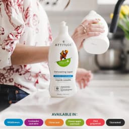 Attitude Dish Soap, Citrus Zest, 23.7 Oz - Thumbnail 3