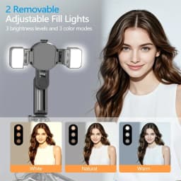 2025 New 4 in 1 Multifunctional Magnetic Selfie Stick, Universal 360째 Rotation Phone Tripod with Remote Control, Portable Extendable Mag Tripod - Thumbnail 6