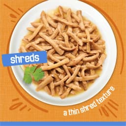 Purina Friskies Shreds, Chicken in Gravy, Wet Cat Food, 5.5 oz Can, 24 Pack - Thumbnail 3